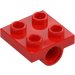 LEGO Rojo Placa 2 x 2 con Agujeros (2817)