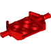 LEGO Red Plate 2 x 2 with Wide Wheel Holders (Non-Reinforced Bottom) (6157 / 39767)