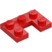 LEGO Red Plate 2 x 3 with Cut Out (73831)