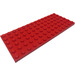 LEGO Red Plate 6 x 14 (3456)