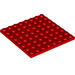 LEGO rot Platte 8 x 8 (41539 / 42534)