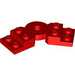 LEGO Rood Plaat Rotated 45° (79846)