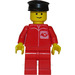 LEGO Rood Post Office Worker Minifiguur