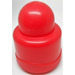 LEGO Rot Primo 1 x 1 Rund ohne Rattle (49272)