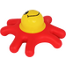 LEGO Red Primo Animal Starfish with 8 Arms, Yellow Center and Face