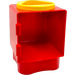 LEGO Red Primo Shape Sorter Chamber with Yellow Triangular Portal