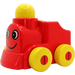 LEGO Red Primo Train with Happy Face pattern (31155)