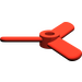 LEGO Red Propeller 3 Blade 4 Diameter (2421 / 28969)