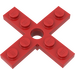 LEGO rot Propeller 4 Klinge 5 Diameter mit Rotor Halter (3461)