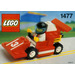 LEGO Red Race Car Number 3 1477