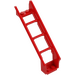 LEGO Red Rail 2 x 8 x 6 Slope with 3.2 Shaft (26561)