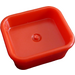 LEGO Rouge Rectangular Dish