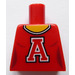 LEGO Red Red Cheerleader Torso without Arms (973)