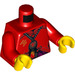 LEGO Rood Rood Son Minifiguur Torso (973 / 76382)