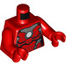 LEGO Rood Rescue met Rood Pantser Minifiguur Torso (973 / 76382)