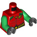 LEGO Red Robin with Green Legs and Red Mask Minifig Torso (973 / 76382)