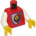 LEGO Rød Royal Knights Løve Hoved Torso (973 / 73403)