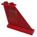 LEGO Rood Roer 1 x 3 x 4 met &#039;5&#039; (Rechts) Sticker (2340)