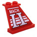 LEGO Red Rudder 1 x 3 x 4 with &#039;MACH II&#039; Sticker (2340)