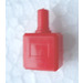 LEGO Red Scala Perfume Bottle with Rectangular Base