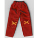 LEGO Red Scala Trousers with Crosses