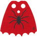 LEGO Red Scalloped Cape with Spider (71351)