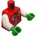 LEGO Red Scorpion Luchadora Minifig Torso (973 / 76382)