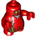 LEGO Red Scurrier Body with 6 Teeth (24133)