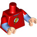 LEGO Red Sheldon Cooper Minifig Torso (973 / 16360)