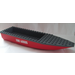 LEGO Red Ship Hull 8 x 28 x 3 with Dark Stone Gray Top with &#039;FIRE 60005&#039; Sticker (92709)