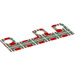 LEGO Red Skirt (10 mm) with Green and White Tartan Kilt (16816 / 73617)