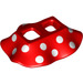 LEGO Rood Rok met Golven met Wit Dots (27298 / 104067)