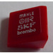 LEGO Rood Helling 1 x 1 (31°) met &#039;MAHLE&#039;, &#039;OMR&#039;, &#039;SKF&#039; en &#039;brembo&#039; Rechtsaf Sticker (50746)