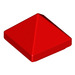 LEGO Rood Helling 1 x 1 x 0.7 Piramide (22388 / 35344)