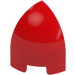 LEGO Red Slope 1 x 1 x 1.3 Curved Round Sphere Quarter (1871)