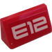 LEGO rot Steigung 1 x 2 (31°) mit Feuer Mech ID E12 Aufkleber (85984)