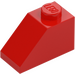 LEGO Red Slope 1 x 2 (45°) (3040)