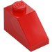 LEGO Rosso Pendenza 1 x 2 (45°) (3040 / 6270)