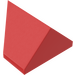 LEGO Rood Helling 1 x 2 (45°) Dubbele / Omgekeerd met buis aan de onderzijde