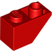 LEGO rouge Pente 1 x 2 (45°) Inversé (3665)