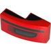 LEGO Red Slope 1 x 2 Curved with Black on Side with Frontlight right Sticker