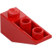 LEGO Rouge Pente 1 x 3 (25°) Inversé (4287)