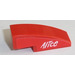 LEGO Red Slope 1 x 3 Curved with &#039;Alice&#039; (right side) Sticker (50950)