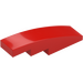 LEGO Red Slope 1 x 4 Curved (11153 / 61678)