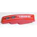 LEGO Red Slope 1 x 4 Curved with &#039;7985&#039;, Grille (left) Sticker (11153)