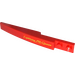 LEGO Rot Schrägstein 1 x 8 Gebogen mit Platte 1 x 2 mit &#039;Lightning McQueen&#039; (Rechts) Aufkleber (13731)