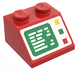 LEGO rouge Pente 2 x 2 (45°) avec Computer Screen (3039)