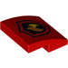 LEGO Red Slope 2 x 2 Curved with Fire Logo (15068 / 24410)