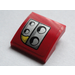 LEGO Red Slope 2 x 2 Curved with Headlights (left) Sticker (15068)