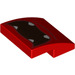 LEGO Red Slope 2 x 2 Curved with Teeth (15068 / 94803)